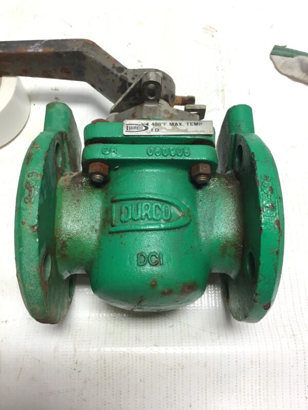 Durco T-41 T-line Manual Steel Flanged Plug Valve 400°F Maximum Temperature - Image 5