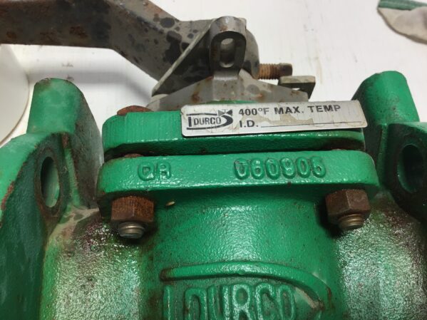 Durco T-41 T-line Manual Steel Flanged Plug Valve 400°F Maximum Temperature - Image 7