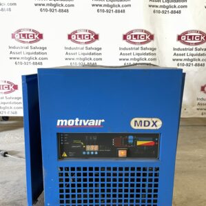 Motivair MDX 75 Non-Cycling Refrigerated Compressed Air Dryer 75SCFM 232psi 115V