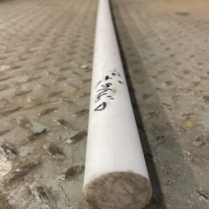 1-5/16” x 42” Teflon PTFE Round Bar / Rod Stock