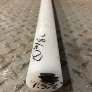 1-1/2” (1.576”) x 20-5/8” UHMX Round Bar/Rod Stock