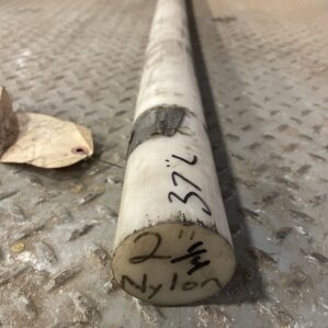 2-1/4” x 37” Nylon Round Bar/Rod Stock