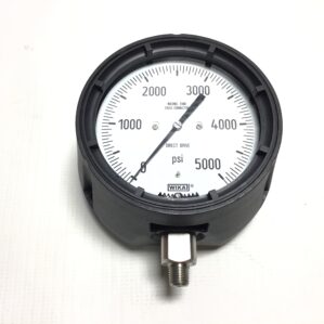 Wika 50302582 Pressure Gauge 1/4" NPT LM 0-5000 PSI Type 232.34DD 4.5"