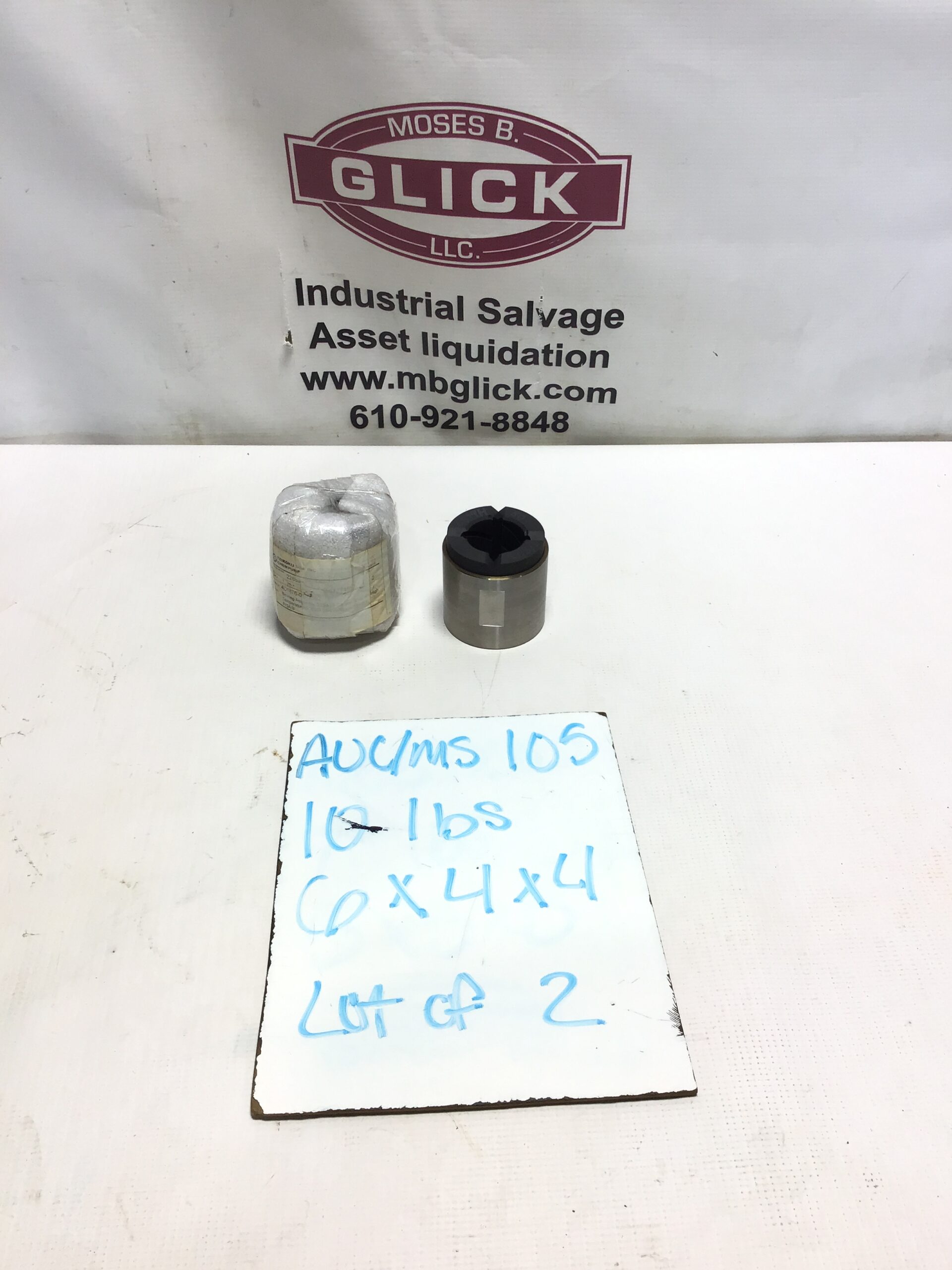 Teikoku 4D1876-01-C552 Chemical Canned Pump Graphite Bearing 316 SS Sleeve Spiral (Lot of 2)