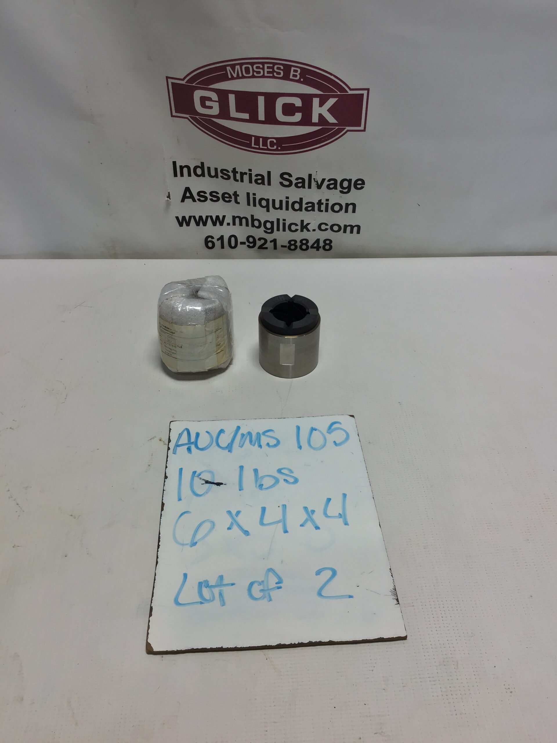 Teikoku 4D1876-01-C552 Chemical Canned Pump Graphite Bearing 316 SS Sleeve Spiral (Lot of 2) - Image 2