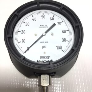 Wika 232.34DD - 50302591 Pressure Gauge 1/4" NPT LM 0-100PSI 316SS Connection