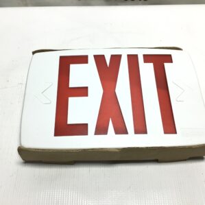 Quantum 3BA32 Lithonia Lighting Led Exit Sign With Battery 120/277V
