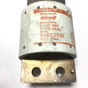 Gould Shawmut Amp-Trap A4BY2500 Current Limiting Fuse 2500A Type 55AL Form 480