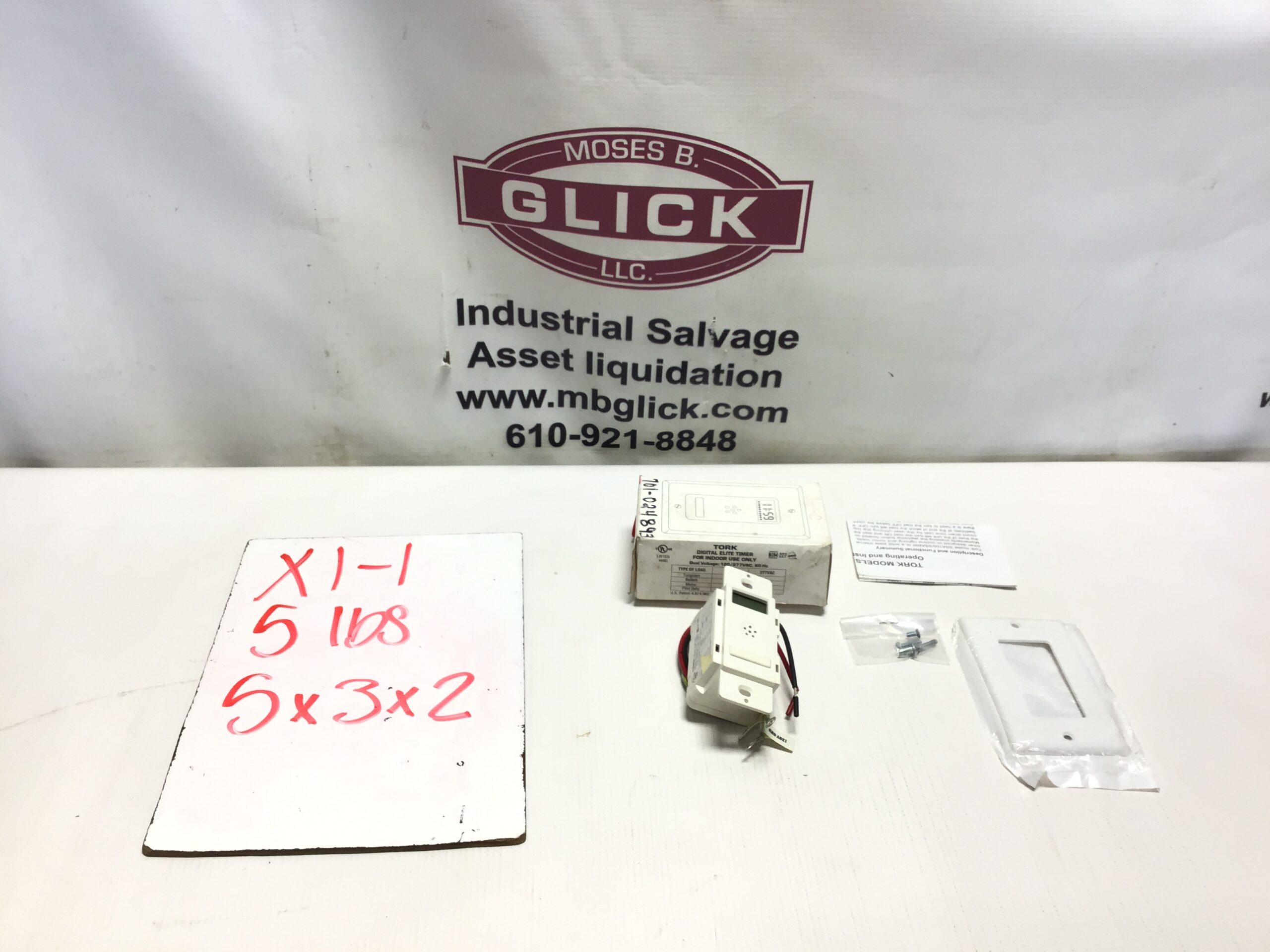 Tork SSA100 Indoor Solid State Elite Timer 120/277VAC 800/1200W 60Hz 1/6HP