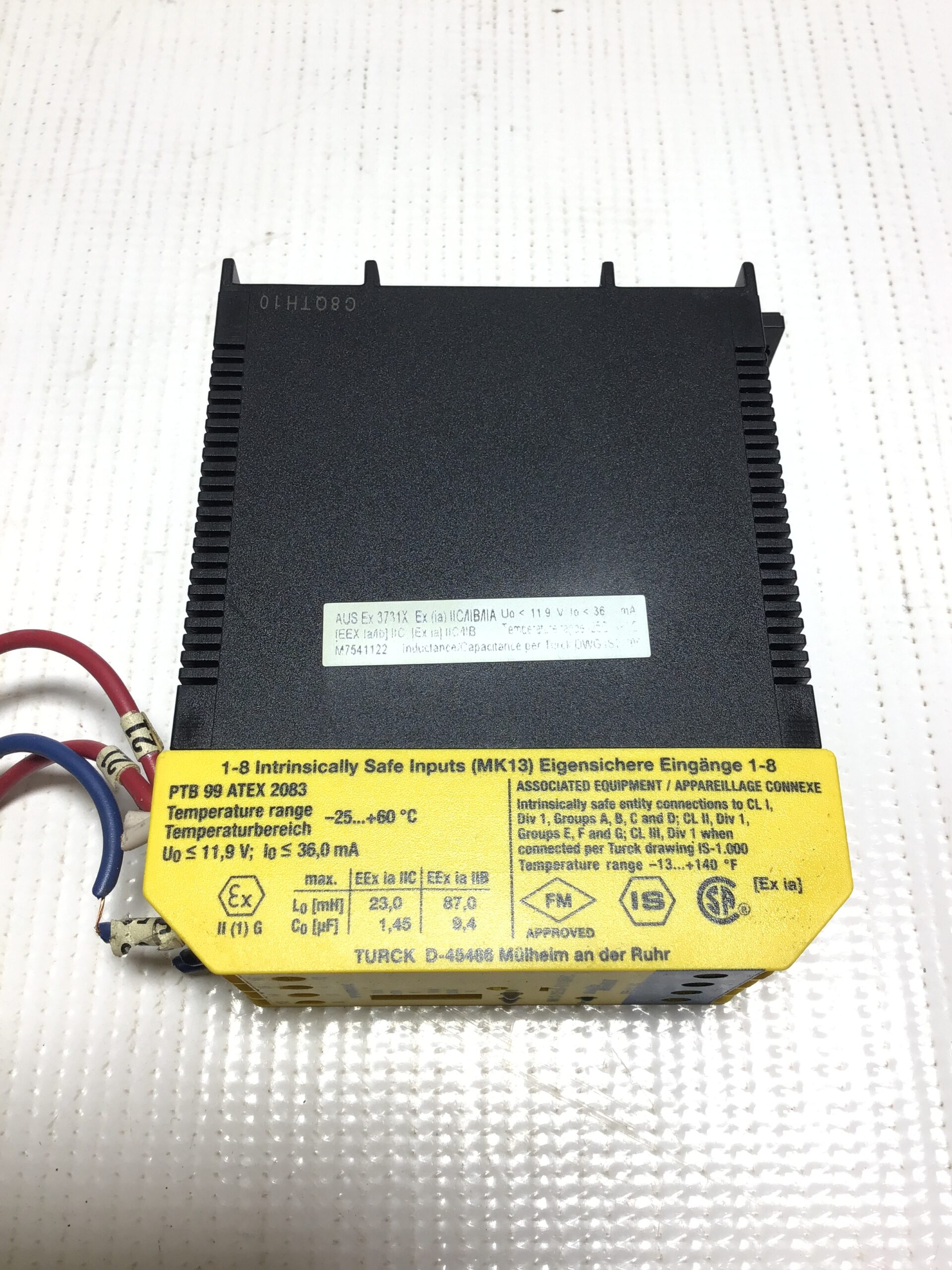 Turck MK13-22EX0-R Isolating Switching Amplifier 115VAC - Image 2