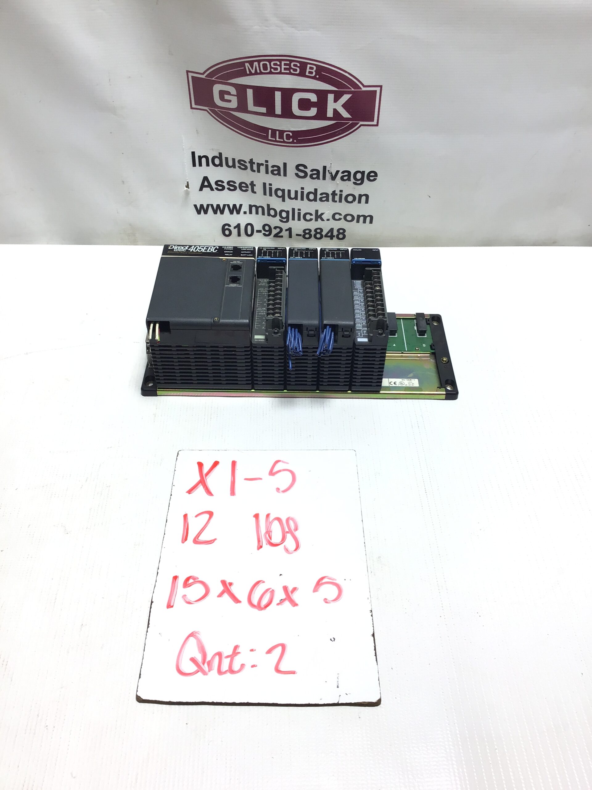 Direct Logic 405EBC Programmable Logic Controller (PLC) system 110/220VAC