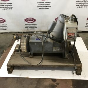 Precision H3761-161 Industrial Rotary Vane Vacuum Pump with Baldor Industrial Motor