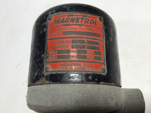 Magnetrol 249-C Liquid Level Control 115VAC 13Amperes 400PSIG Maximum ...