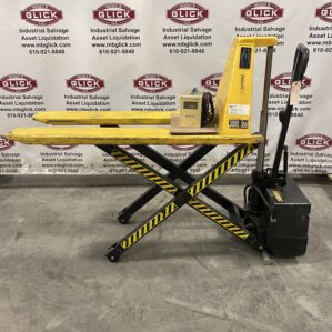 Wesco TEHL21 43” Telescoping High-Lift Electric Pallet Jack/Truck 3000lbs