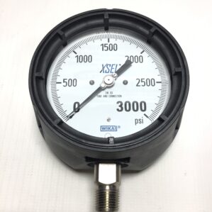 Wika 9834923 XSEL Process Gauge 1/2"NPT LM Size 4-1/2" & 6" Solid Front 3000 PSI