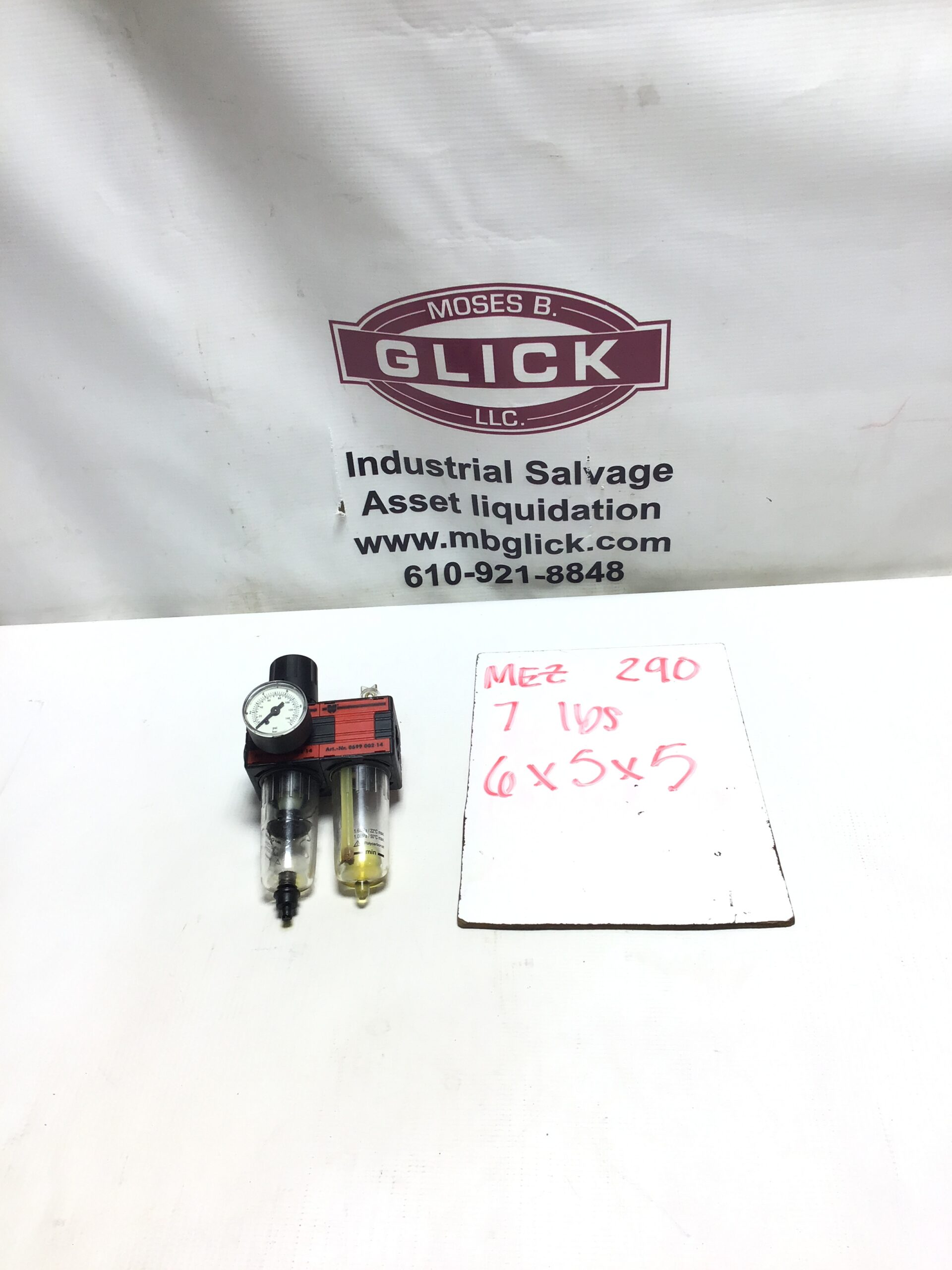 Würth 0699 002 14 Compressed Air Filter Regulator 0-140PSI 0-10Bar