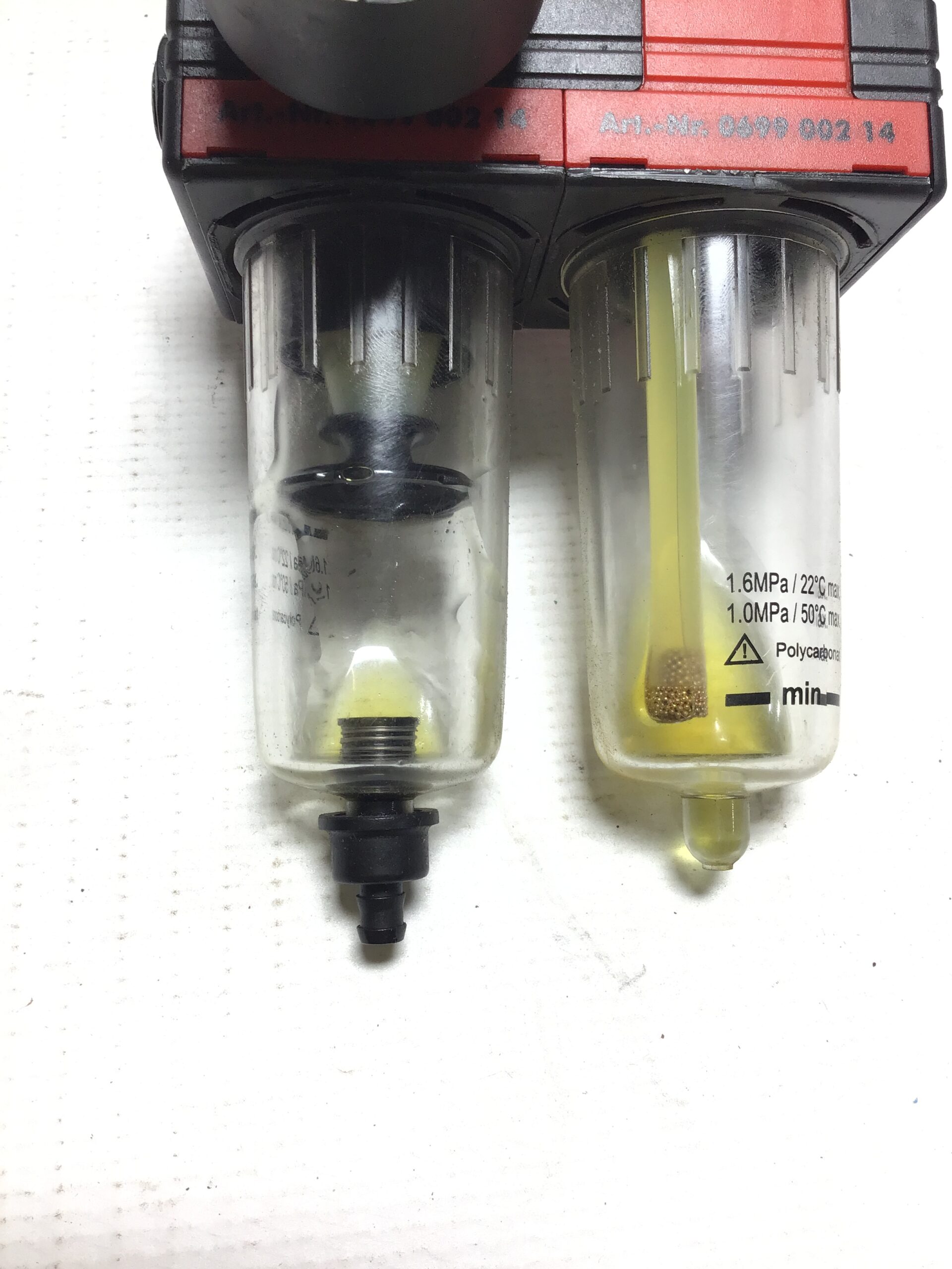 Würth 0699 002 14 Compressed Air Filter Regulator 0-140PSI 0-10Bar - Image 3