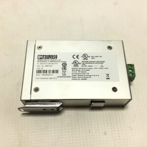 Phoenix Contact SFNB 5TX Ethernet Switch Module 24VDC 5-7 Torque 30-12AWG 185mA