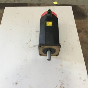 Fanuc 1OL AC Servo Motor 1-3/8" Shaft 3 Phase 8 Poles 51 Amp 143 Volt 49 Torque