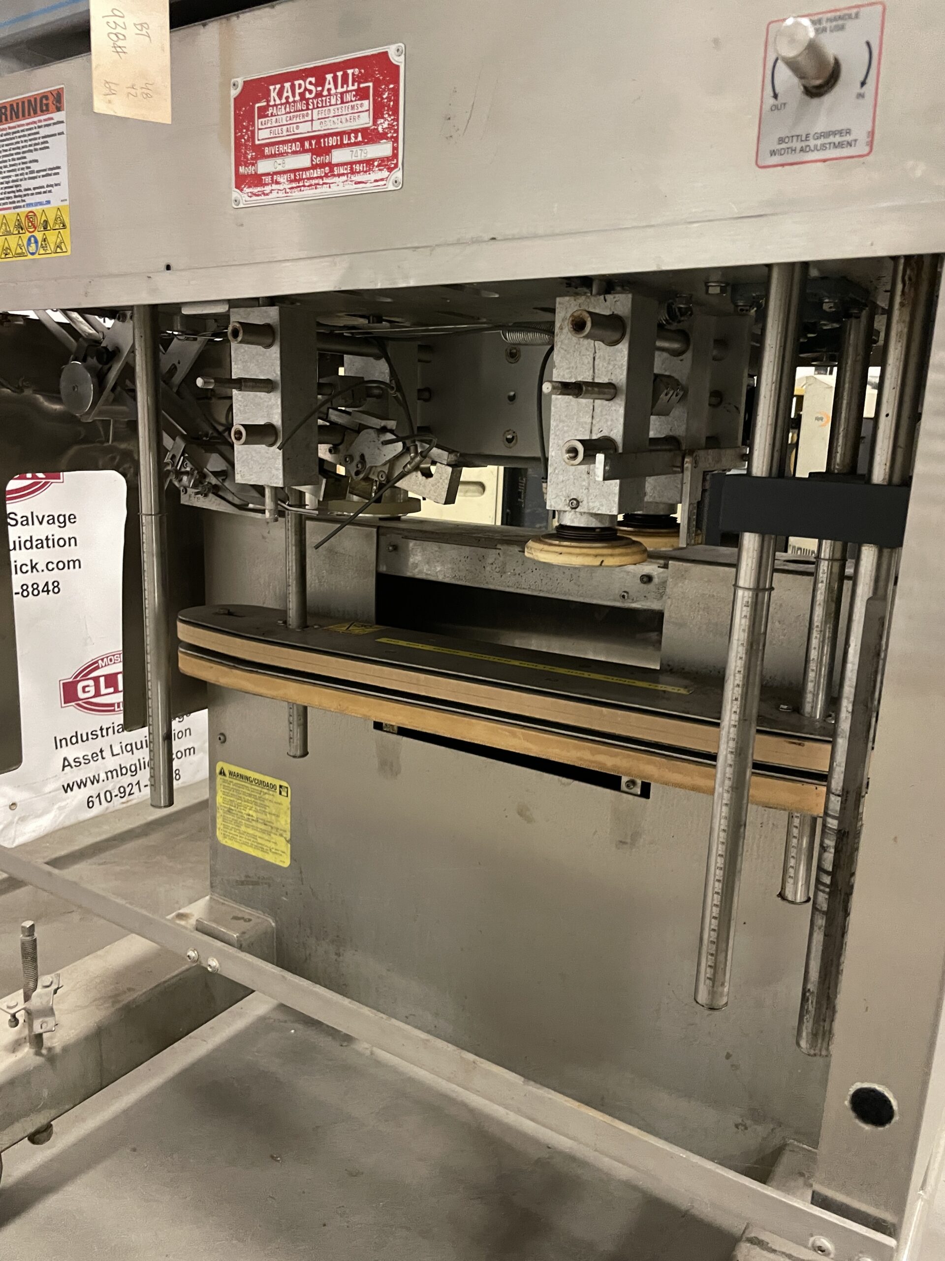 KAPS-ALL C-8 Bottle Capper/Capping Machine 2-1/2” w x 3/4” h Max Cap ...