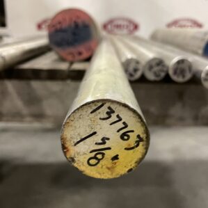 1-5/8” x 44-3/16” Solid 316 Stainless Steel Rod/Round Bar Stock