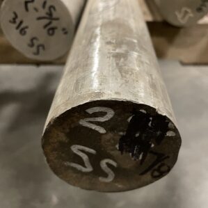 316 Stainless Steel Round Bar/Rod Stock 2-7/8” x 12” (+/-)