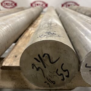 316 Stainless Steel Round Bar/Rod Stock 3-1/2” x 12” (+/-)