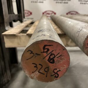 329 Stainless Steel Round Bar/Rod Stock 3-5/8” x 12” (+/-)
