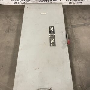 GE 400A Non-Fusible Safety Disconnect Switch 600V
