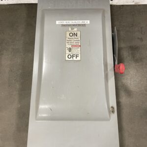 Siemens HF364 200A 3 Pole Fusible Safety Disconnect Switch 600VAC