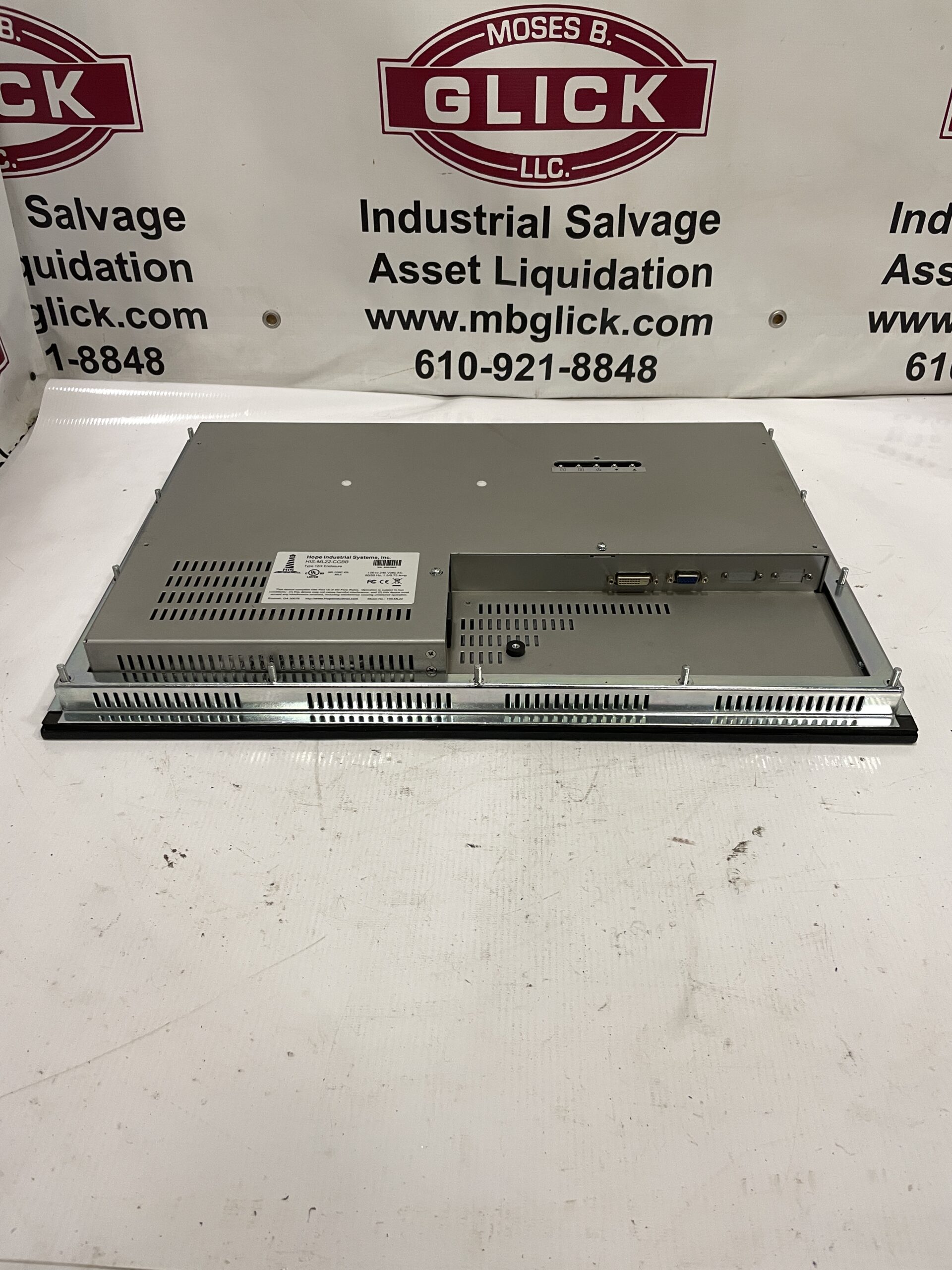 Hope Industrial Systems HIS-ML22-CGBB 22” Operator Interface Panel 100-240VAC - Image 3