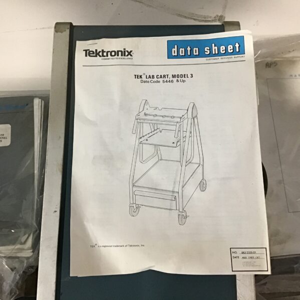 Tektronix Model 3 Oscilloscope Lab Cart (Lots of Extras Ups
