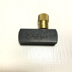 DELTROL EF25S "EASY READ" CARBON STEEL ADJUSTABLE NEEDLE VALVE 3/8" FNPT