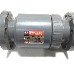 Hayward PVC Ball Check Valve 3" Flanged Flow SCH 80