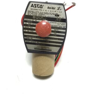Asco EF8314G300/EF8003G300 Red Hat Solenoid Valves 1/4" NPT 1.4 Watts 