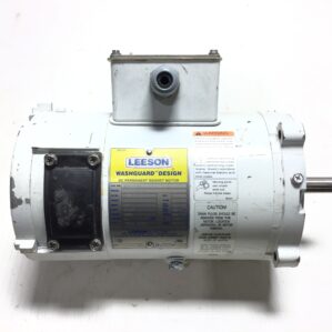 LEESON WASHGUARD C4D17VK10D DC Permanent Magnet Motor 1750 RPM 90V 3.5Amps