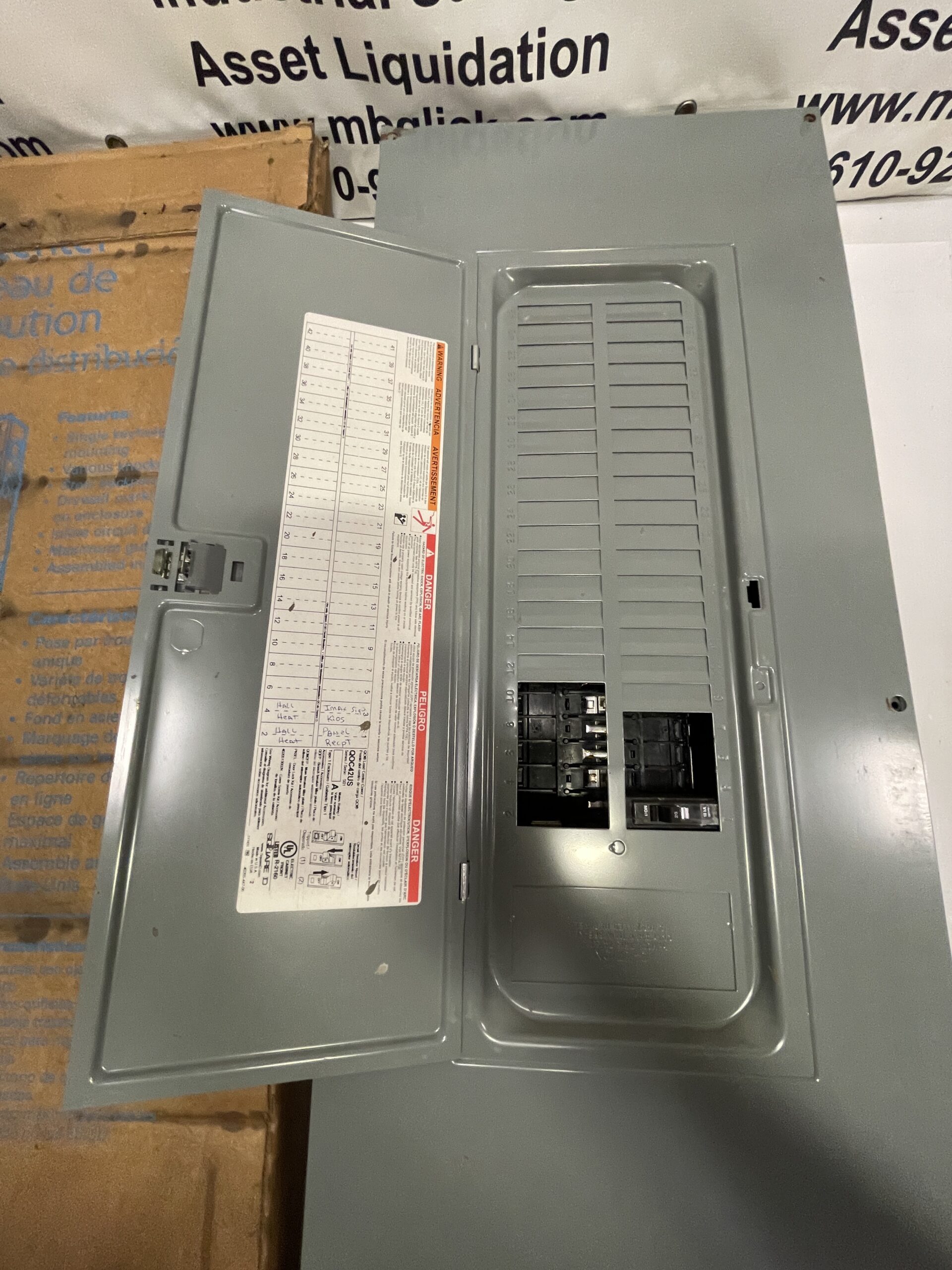 Square D QOC42US 42 Space/Circuit Load Center Panelboard 38” x 16” x 5” - Image 2