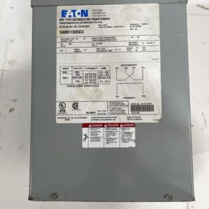Eaton S48N11S05CU 5KVA Transformer 480V 120/240V 60Hz