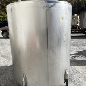 Ertel 1000 Gallon Stainless Steel Food Grade Mixing/Processing/Storage Tank