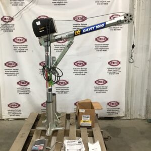 OZ 0Z1000DAV Portable Davit Crane 1/4" Cable 1000 Lb Capacity