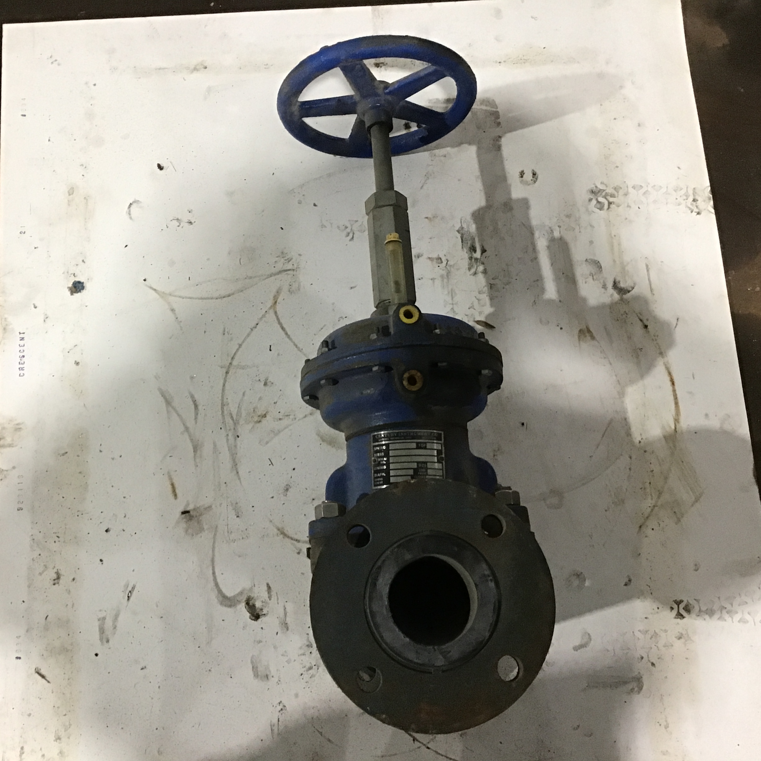 Century Instrument 630C Actuator Crane 3″ Rubber Lined Valve – Moses B ...