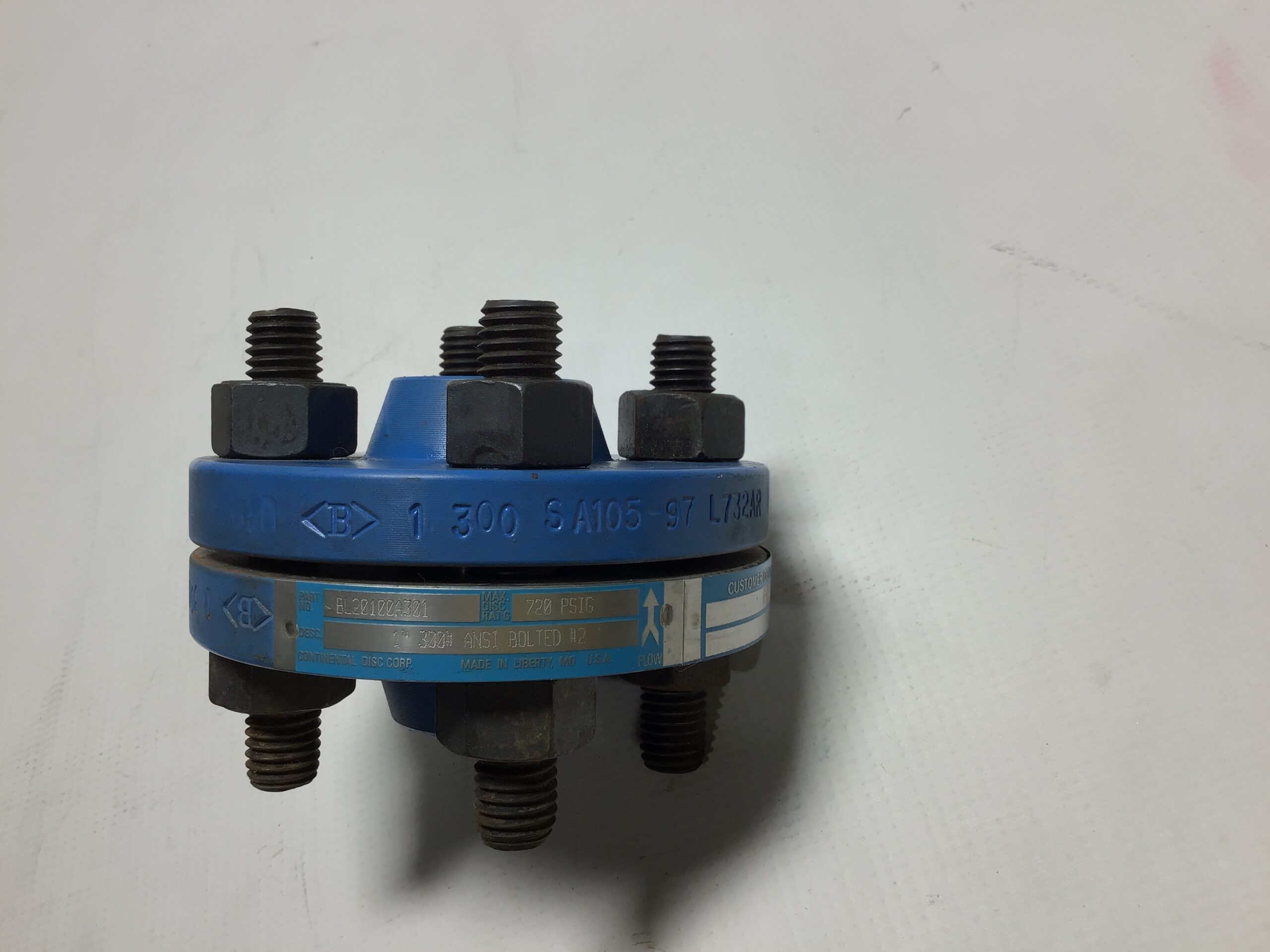 Continental Disc Corp BL20100A301 Rupture Disc Holder – Moses B. Glick