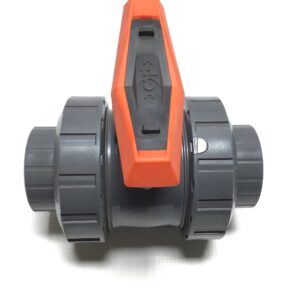 Georg Fischer 161 546 347 PVC-U 2 Way Ball Valve Inline True Union