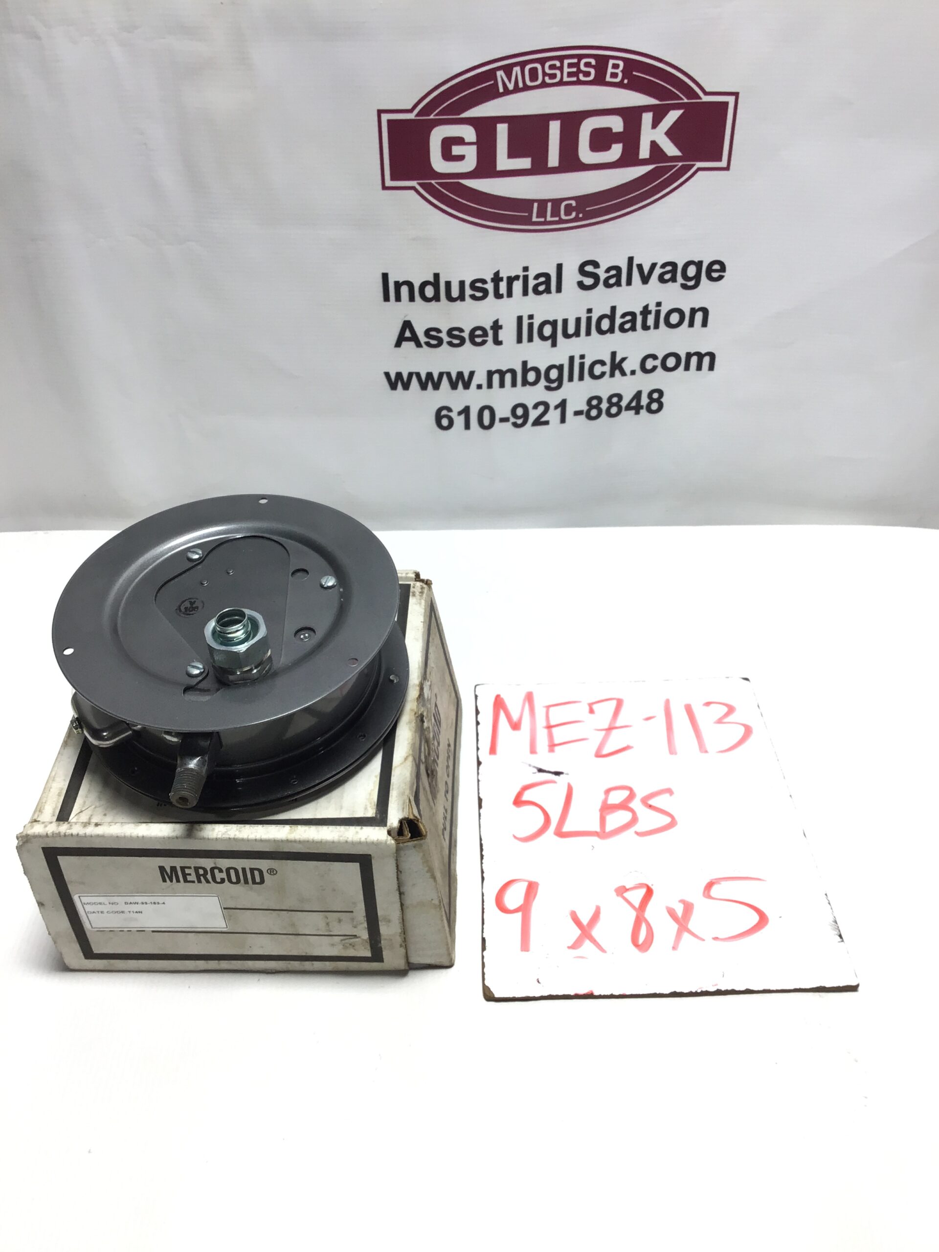 Mercoid Control DAW-33-153-4 Bourdon Tube Pressure Switch – Moses B. Glick