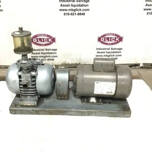 Gast 2065-V3C Motor-Driven Industrial Vacuum Pump 1"IN In & Out 1HP 1.15SF 6-12A