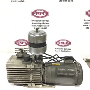 Leybold TRIVAC 92500499 Vane Vacuum Pump with Baldor VL3510 Motor