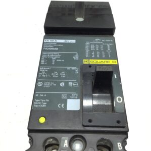 Square D FA24060AB I-Line Circuit Breaker 60A 2-Pole 240V FA Series
