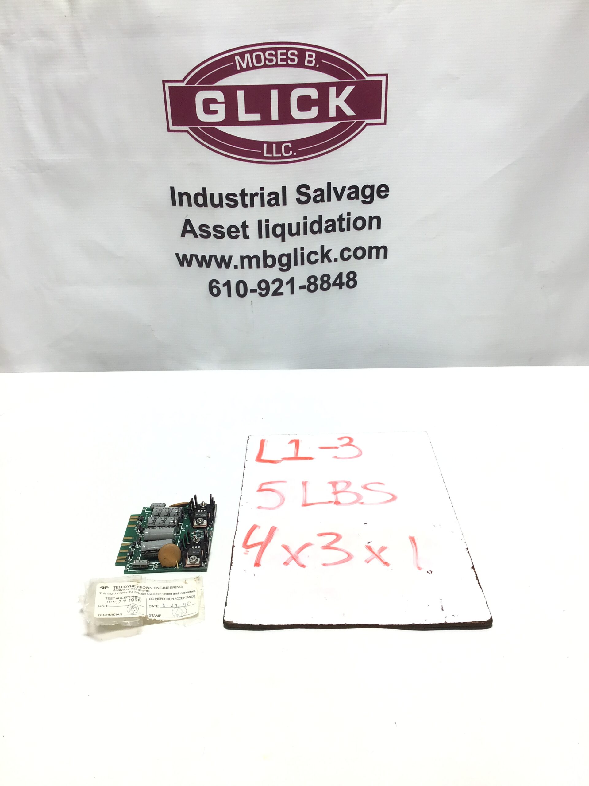 Teledyne Brown Engineering Circuit Board – Moses B. Glick