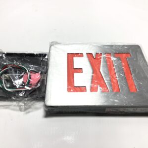 Hubbell Dual-Lite SEDRBNEI Die-Cast Aluminum LED Exit Sign