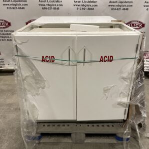 NEW Mott 693226 36" 75L Laboratory 2-Door Undercounter Acid Storage Cabinet